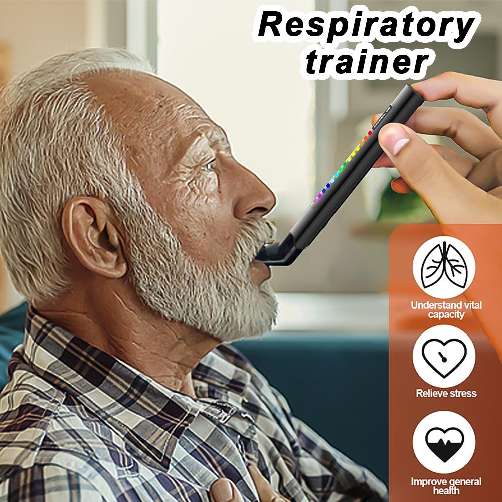 Portable Respiratory Training Device Lung Capacity Exercise Fitness Aerobic Exercise Exercise Auxiliary Training Device
