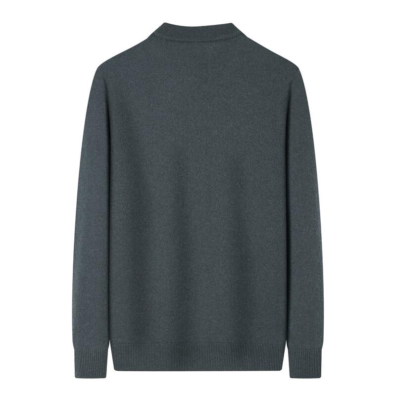 Shanshan Men's 30% Cashmere Blend Crew Neck Sweater
