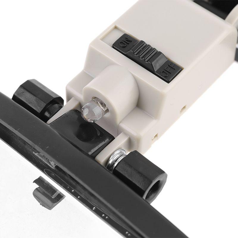 2X 3.5X 4.5X 5.5X Magnifier Loupe LED Light for Textile Stamp Jewelry Appraisal top sale