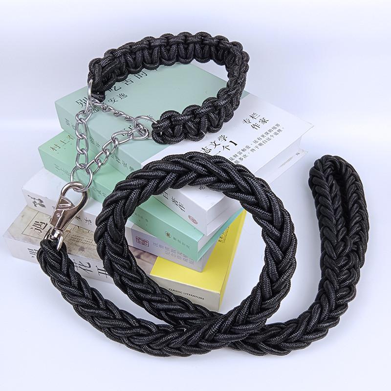 Pet Dog Leash Nylon Heavy Duty Nonextendable For Large Dogs