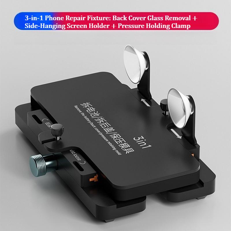 Multifunctional Fixing Clamp Mobile Phone Side Hanging Fixture for Screen Back Cover Glass Replacement Pressure Holding Tool