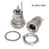 10/50PCS DC099 DC Power Jack Socket 5.5*2.1 5.5*2.5mm Female Panel Mount Connector Metal DC-099 11MM