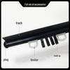 Magnetic Car Window Curtain Track Sliding Rail