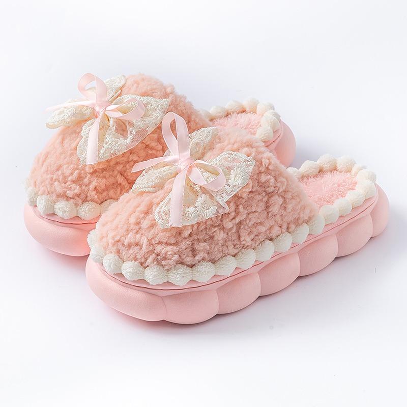 Home shoes indoor comfort outdoor wear couple household cotton drag men autumn and winter cotton slippers women