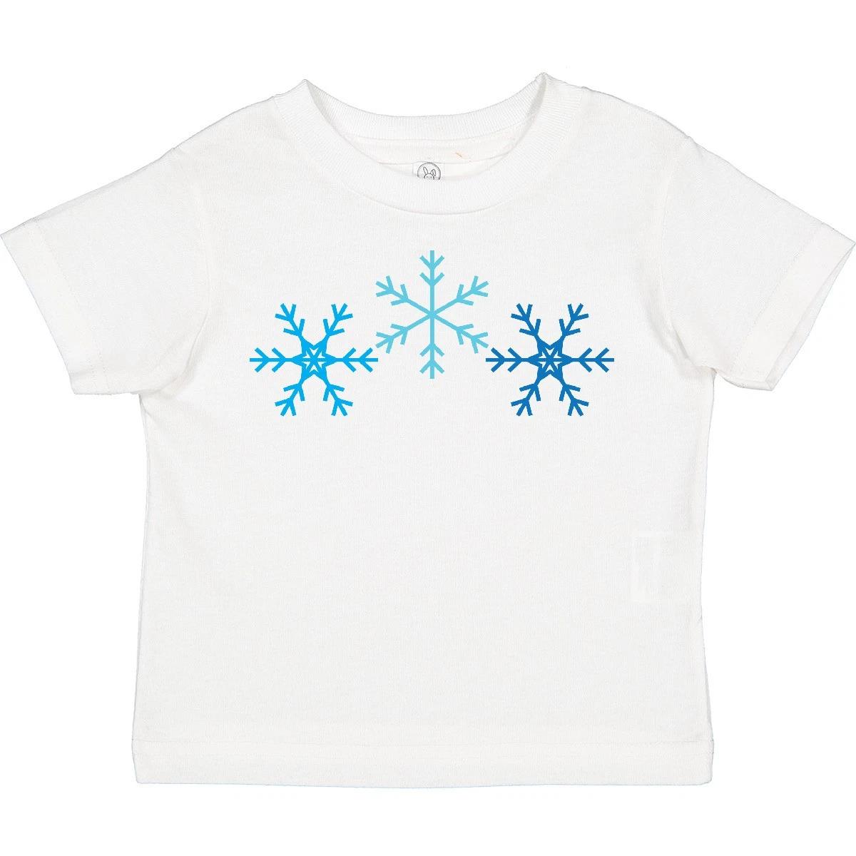 Inktastic Snowflakes Winter Christmas Toddler T-Shirt Snowflake Child Kid 120