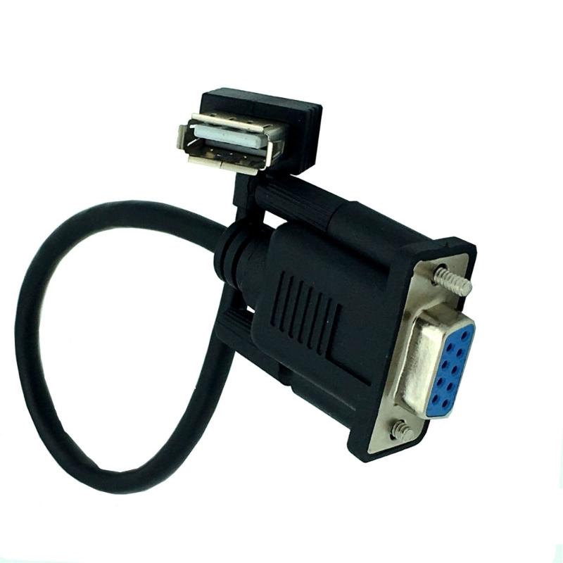 USB 2.0 A Female To RS232 DB9 Female Serial Cable Adapter Converters For Serial Plugs Devices Enhances Device Connection