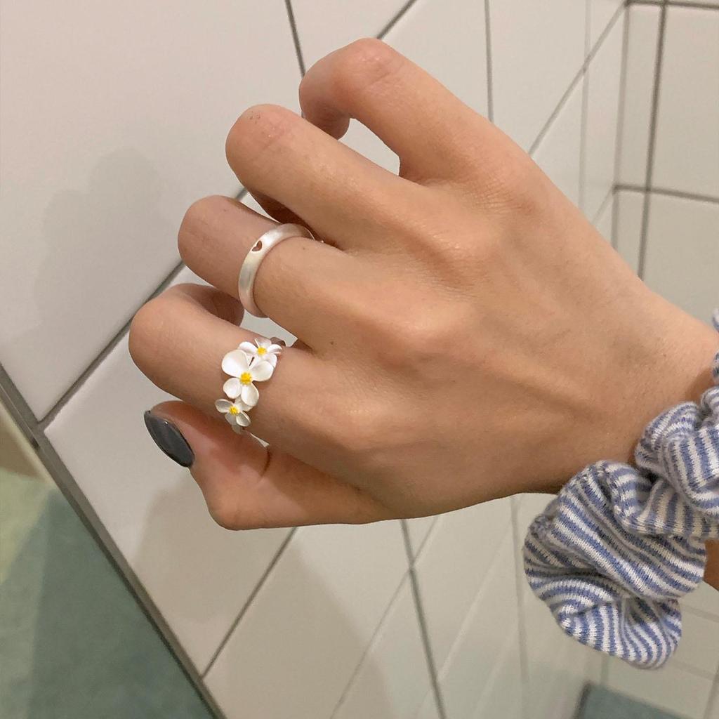 Versatile Floral Open Ring: Sweet, Stylish, High-End Jewelry for Women
