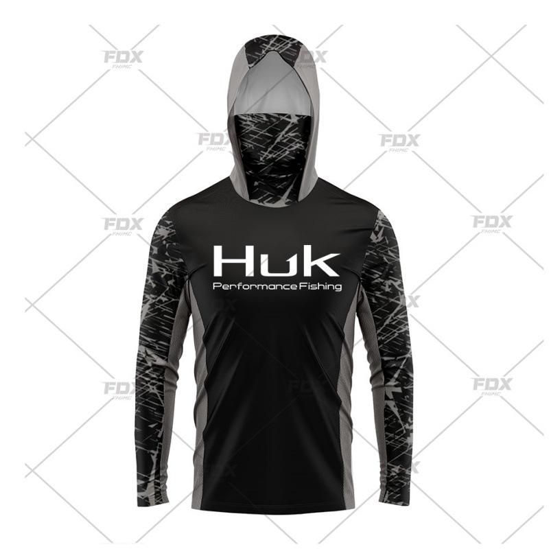 Eis Seide Langarm Angelanzug UPF50 Gesichtstuch Kapuzenpullover Schnelltrocknend Atmungsaktiv Sonnenschutz Dünnes T-Shirt Benutzerdefiniertes LOGO