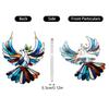 Crystal Sky Stained Art Ornament, Crystal Inspired Acrylic Bird Hanging Decoration, Diamond Art Bird Window Hanging, For Gardens Indoor Window