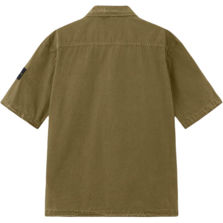 STONE ISLAND Logo Pocket Short Sleeve Shirt Men Shirts L1S151200031S00WNV015G