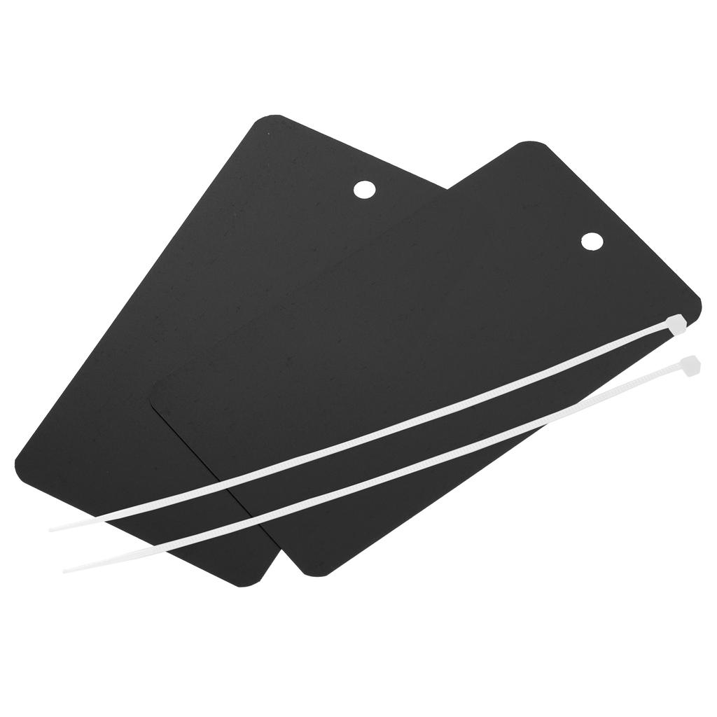 50pcs 3.2x5 Inch Waterproof Wires Plastic Shipping Tags for Product Identification Tags Valve Marking Outdoor Tagging