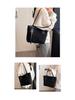 Korean-Style Suede Tote Bag: European & American Retro, Large Capacity, Casual Commuter Shoulder Bag