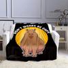 The Capybara Club Anime Blanket Picnic Blanket Vintage Blanket Home Travel Birthday Gift Bed Blanket Thin Blanket