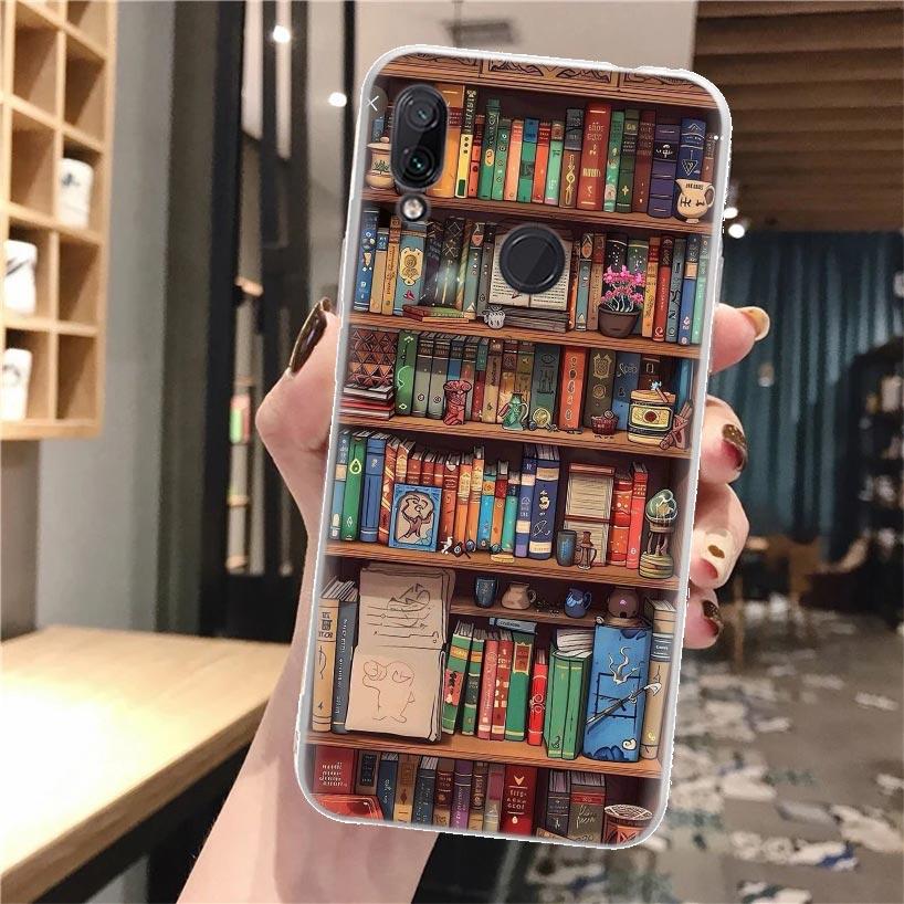 

Read Books illustration Reading Silicon Phone Case For Xiaomi Redmi Note 10 9S 9 8T 8 Pro 7 5 9T Mi 12T 11T 10T 12 11 Lite 11i A Xiaomi Mi 12(12X)