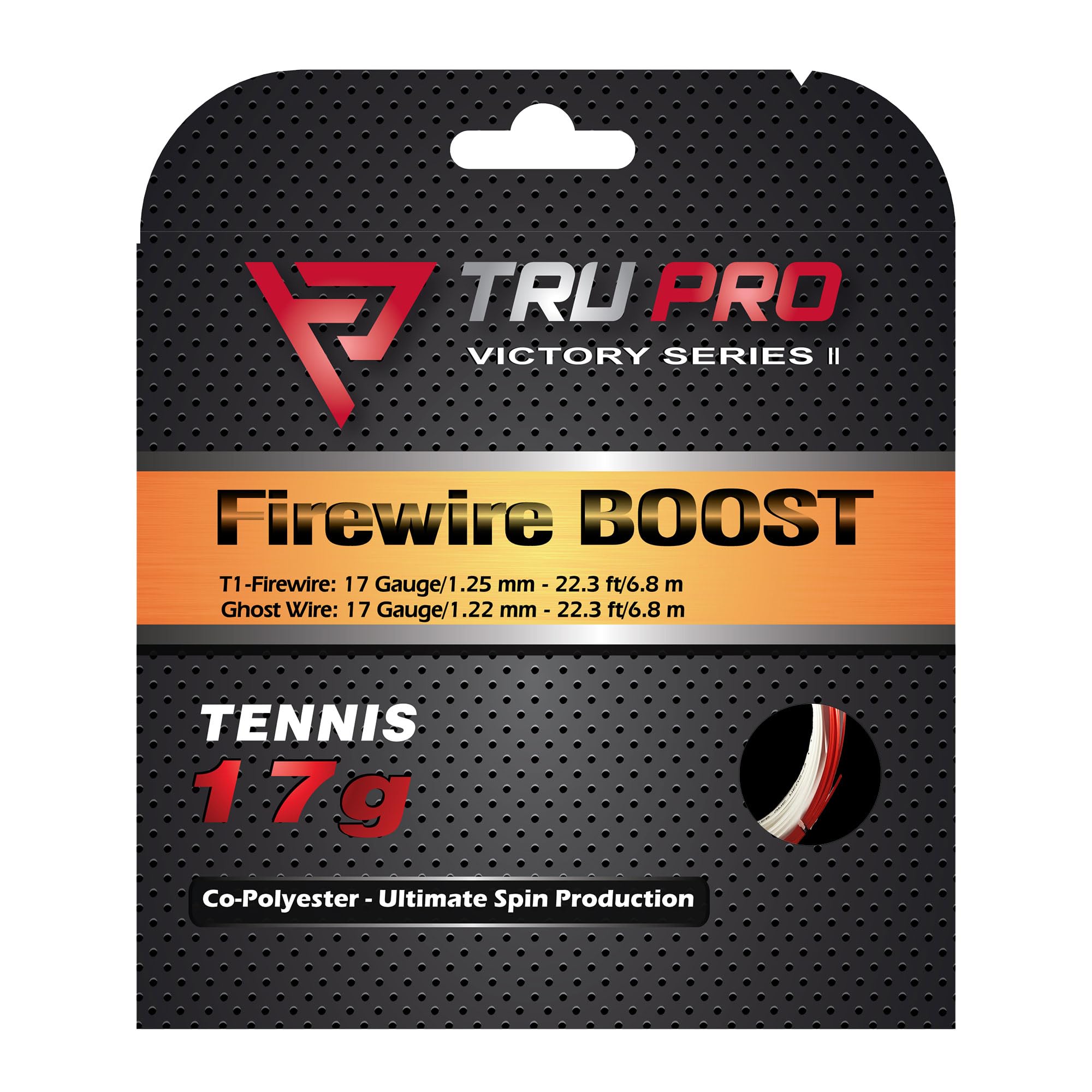 Firewire BOOST tennis string 6.8m x 2 polyester red