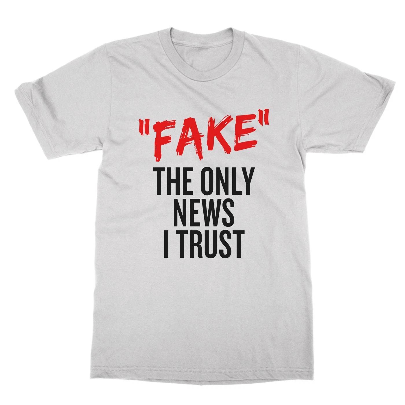 T-Shirt Drôle Sur La Théorie Du Complot Fake The Only News I Trust S