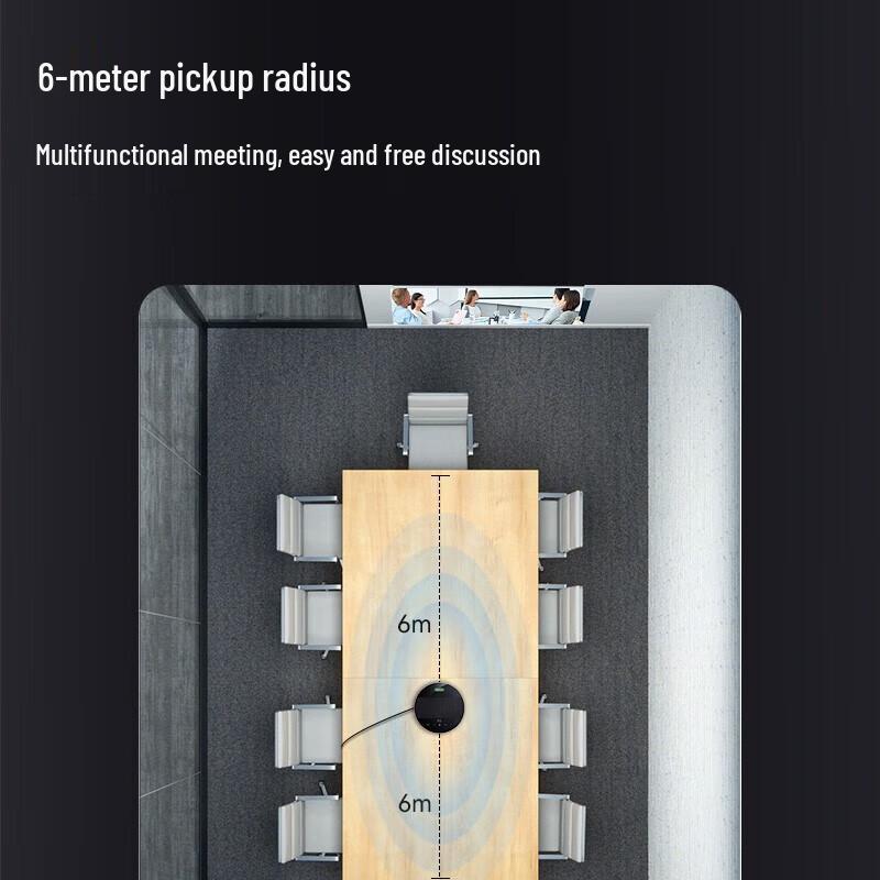 Tenveo Omnidirectional Video Conference Microphone Speaker (CN version)