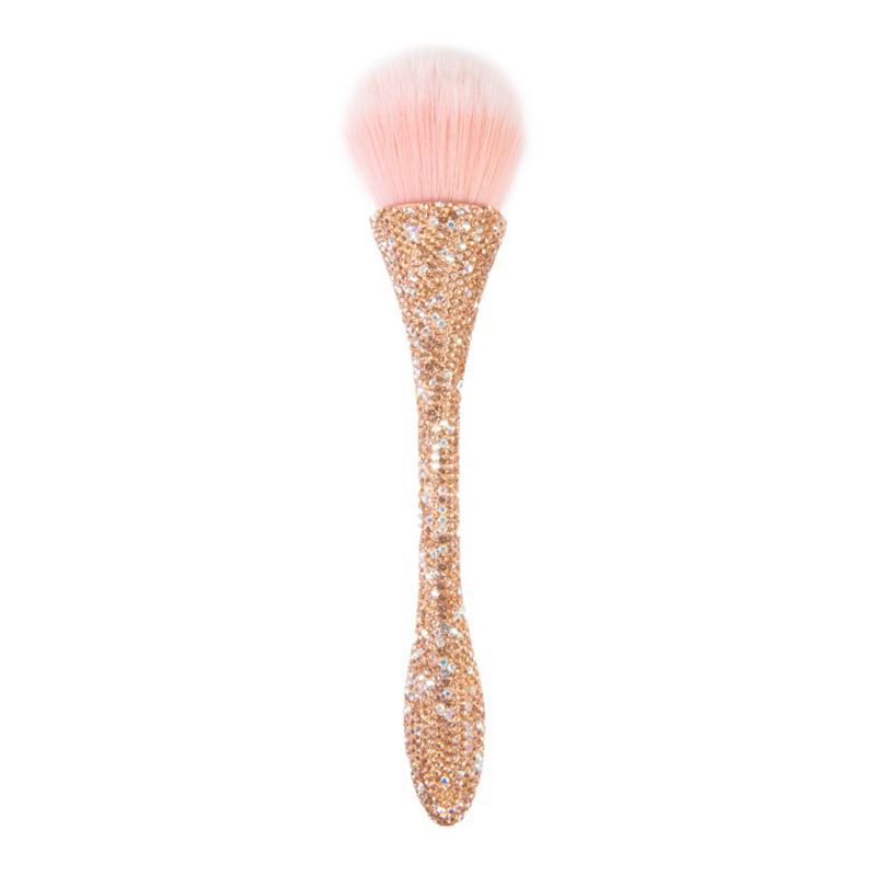 Štětec na make-up s diamantovou rukojetí Volný štětec na pudr štětec na tvářenku Profesionální štětec na make-up štětec na make-up na tvářenku Měkký kartáč na vlasy