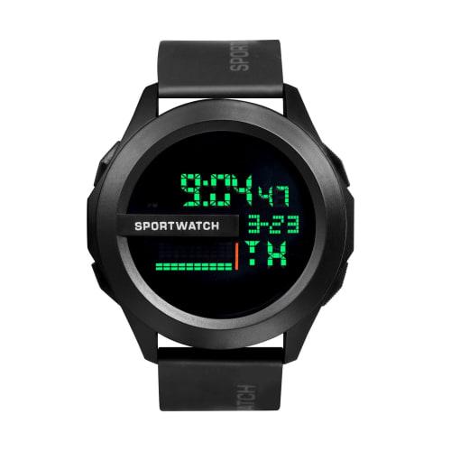 

Мужские силиконовые водонепроницаемые цифровые часы со светодиодным будильником, календарем дня недели и секундомером, простые и стильные кварцевые часы - идеальный подарок для
