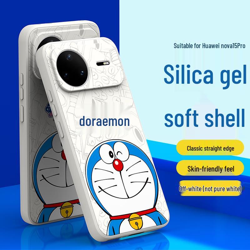 Purecolor Doraemon Silicone Case for Huawei nova 15 Pro