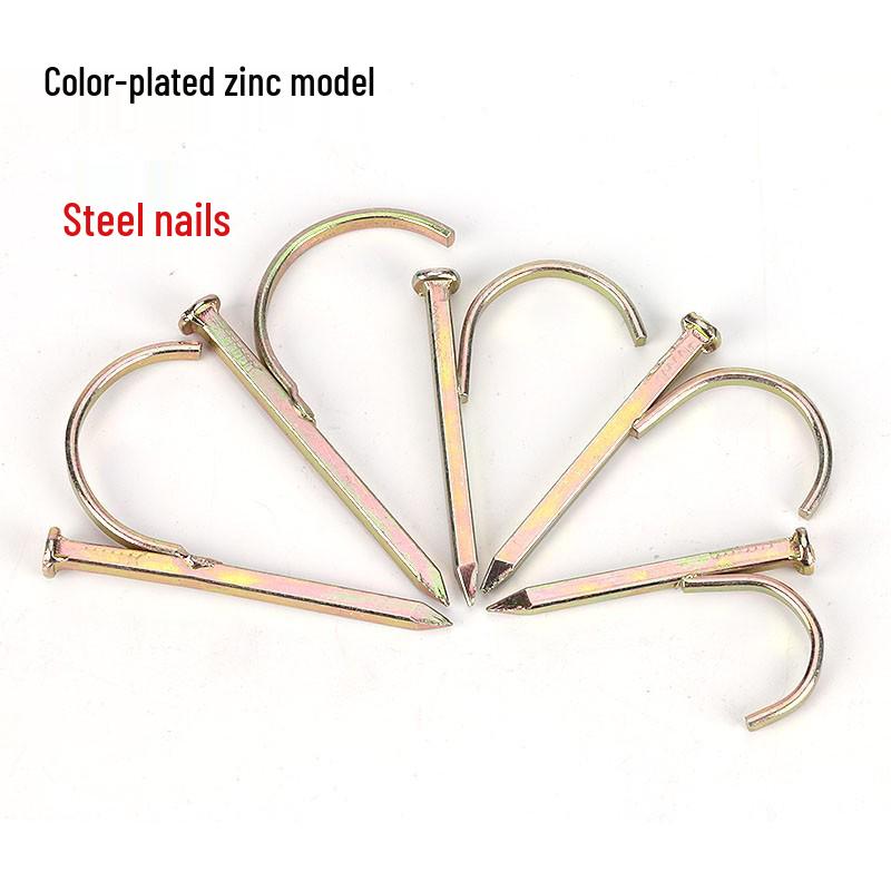 PPR Water Pipe Hook Nail, 25/32mm, 1-inch, Pipe Card Clamp with Steel Nail