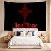 Cross Of Forgiveness (1) Custom Name Tapestry Wall Hanging Tapestry Wall Art Decor for Bedroom Living Room