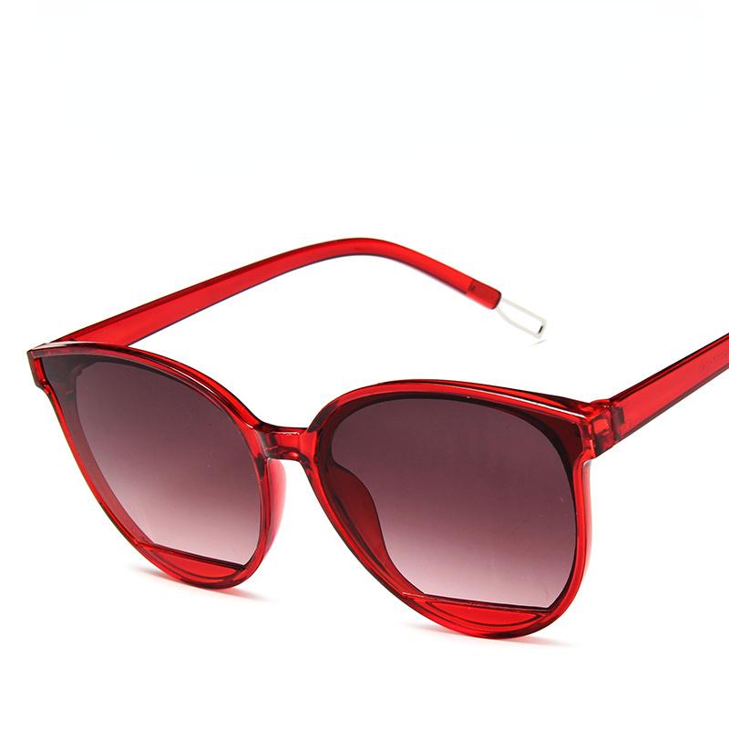 Classic Retro Cat Eye Sunglasses Gradient Mirror Uv400 Protection Luxury Vintage Fashion Female Sun Glasses Outdoor