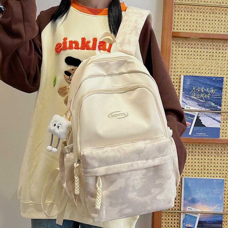 New Student Schoolbags Elementary School Girls Junior High School Students High School Letter Backpack