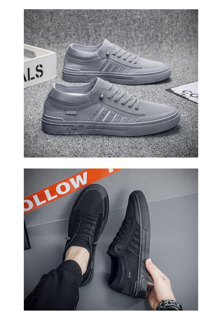 Men's Trendy Breathable Mesh Casual Shoes with Soft Sole