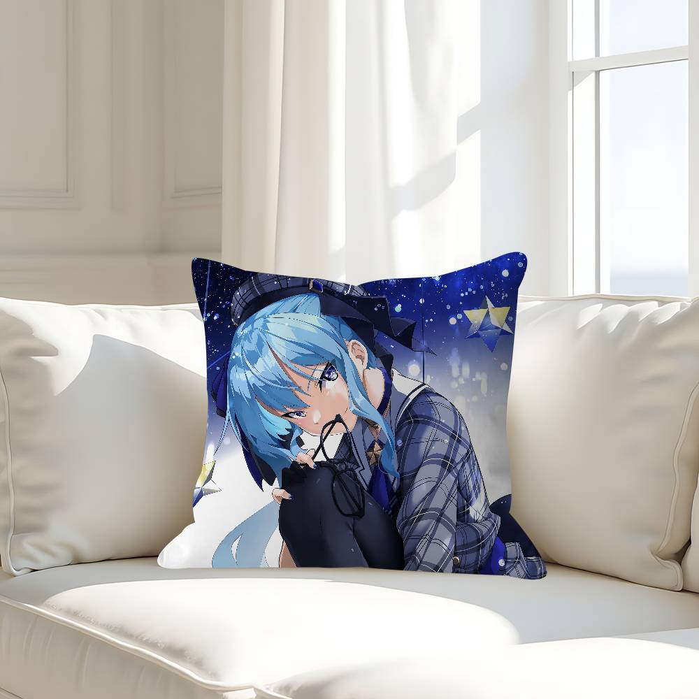 H-Hoshimachi S-Suise Pillowcase Toon Gift Cushion Cover Bedroom Home Sofa Chair Seat Decor Pillow Case
