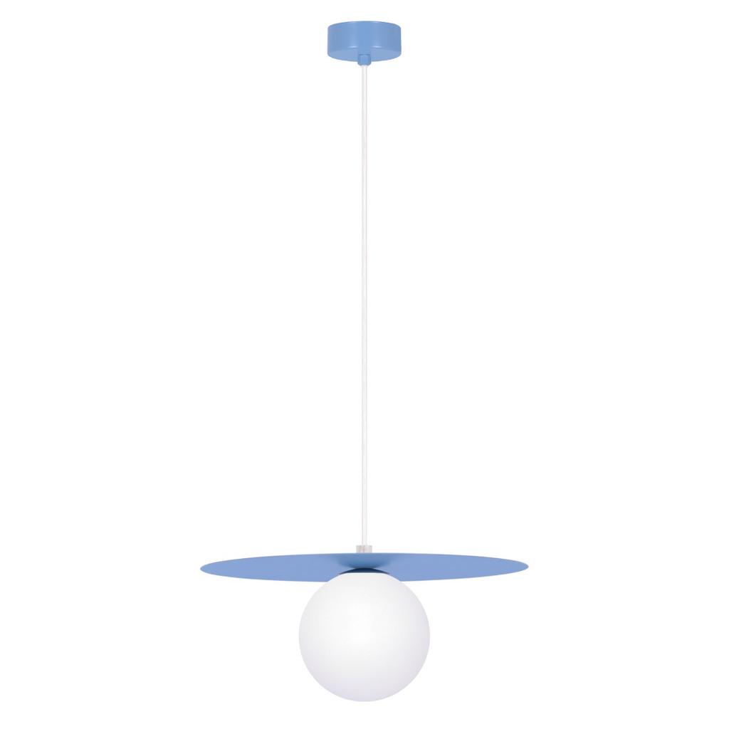 Hanging Lamp With Blue Shade Ø25Cm Robin 1Xg9 10W K-5446 Kaja