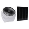 Camping Fan with Solar Panel 4.5W Solar Powered Fan Quiet USB Fan for Outside Picnic Barbecue Fishin