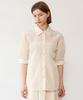 J Mark New York See-Through Blouse - Cream