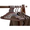 10Pcs Aluminum Alloy Metal Clothes Hangers Non-Deformed Heavy Duty Coat Drying Rack with for Jacket Shirts Pants D57B