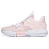 Craze 1 Slip Resistant Abrasion Resistant Mid Top Performance Basketball Shoes Men's Pink White 112221618-5