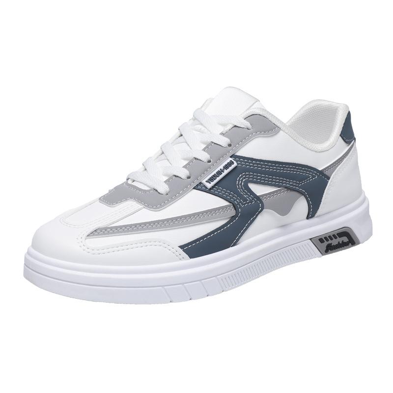 

Мужские плоские повседневные кеды, студенческие уличные кроссовки для бега, толстая подошва, нескользящие кеды, модные, удобные для ходьбы, мужские теннисные туфли 45