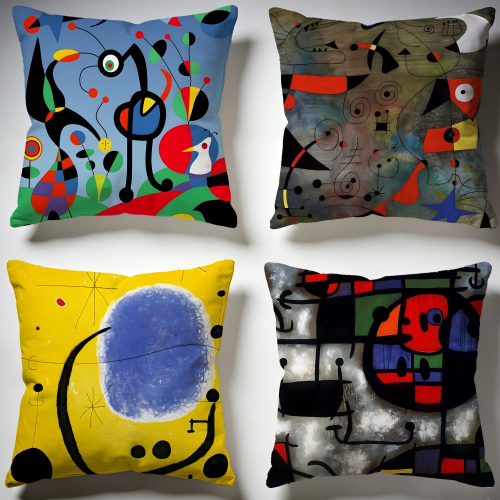 Hot JJoan Mirosew Cushion Cover Stylish Washable Pillow Cover Ideal for Couch Bedroom Car Decoration