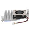 for Pi 5 Cooler Replacement Aluminium Alloy Temperature Controlled PWM Speed Control Cooling Fan for Pi 5 4GB 8GB