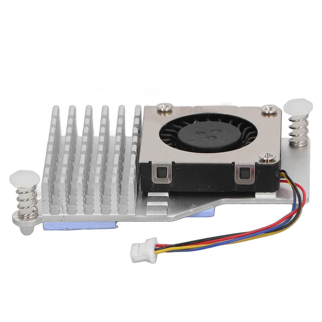 for Pi 5 Cooler Replacement Aluminium Alloy Temperature Controlled PWM Speed Control Cooling Fan for Pi 5 4GB 8GB