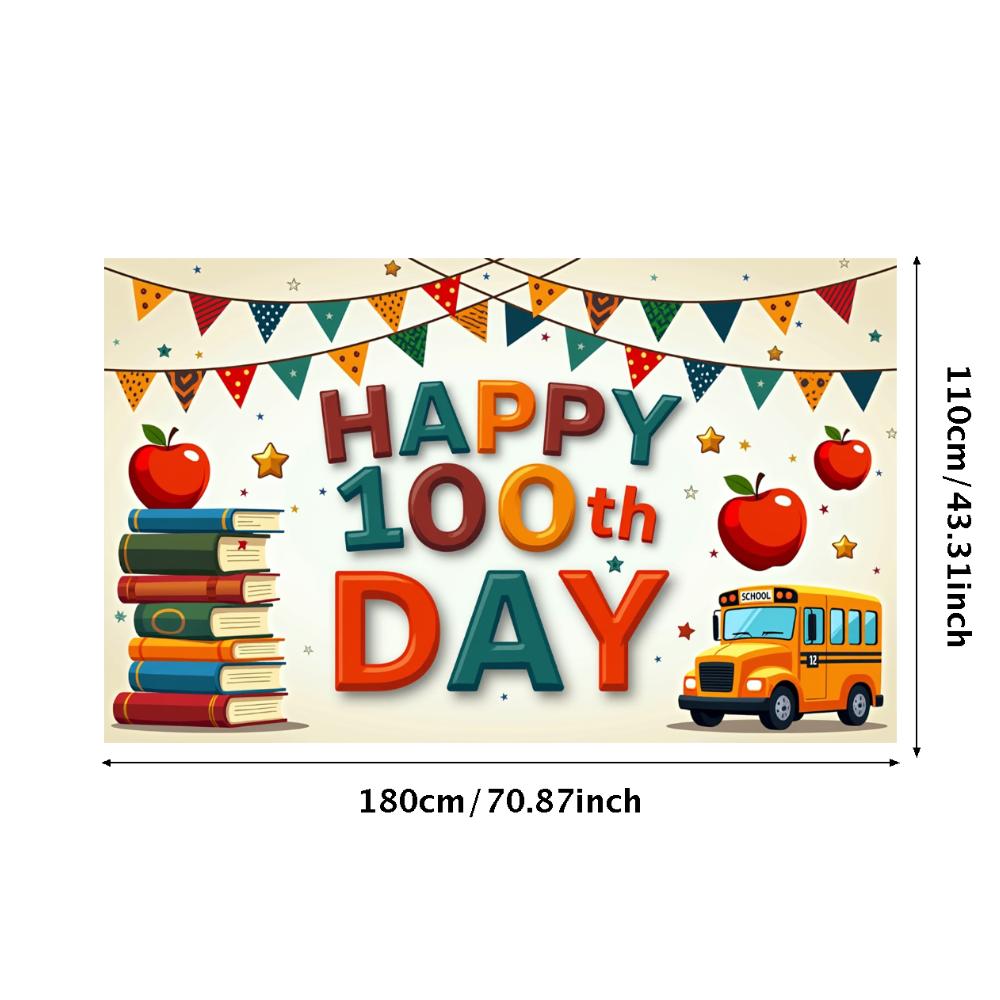 

Eco-friendly School Celebration Vibrant Durable Reusable Banner Thematic Classroom Decor for Parties