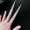 Style Ancient Queen Finger Tip Protection Knuckle Rings Nail Rings Set Belly Dance Accessories