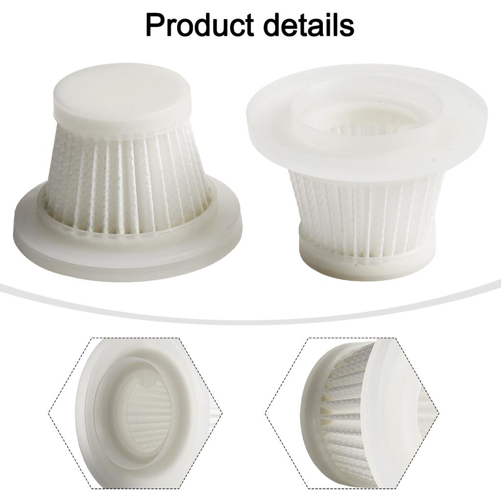 2/6pack Filters For Cordless Car Vacuum Cleaner Reusable Washable Filter Housecleaning Tools Replacement Parts