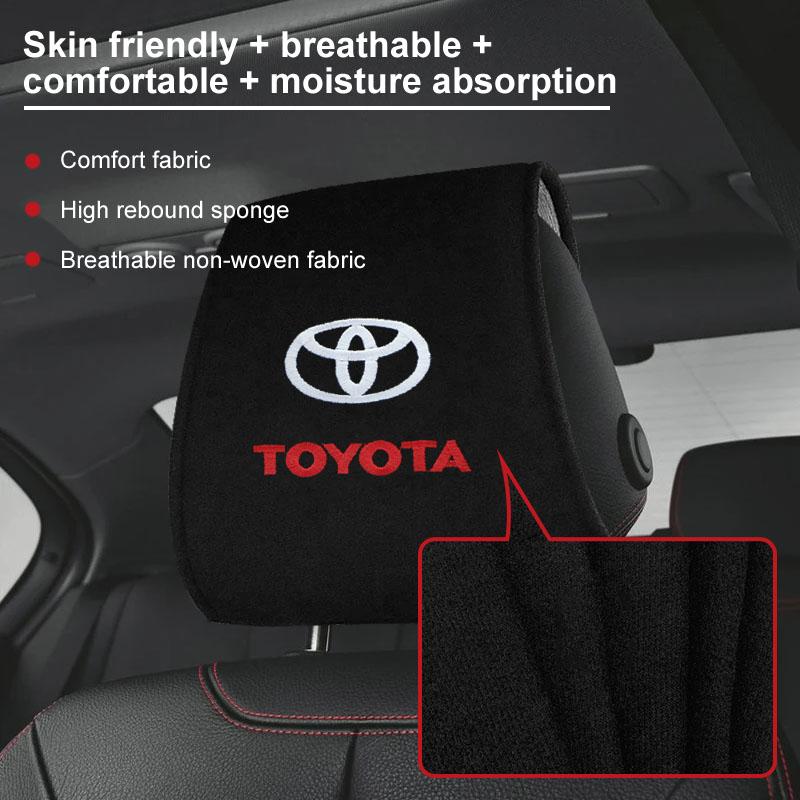 Car Seat Back Headrest Pillow Storage Bag Dustproof Cover For Toyota Avalon Mirai Avensis Prado Hilux VVT-I 4WD Corolla Sw4 TRD