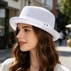 Jazz Hat, Foldable Pig Ear Sun Hat with UV Protection, Breathable Mesh Summer Travel Hat for Women Men