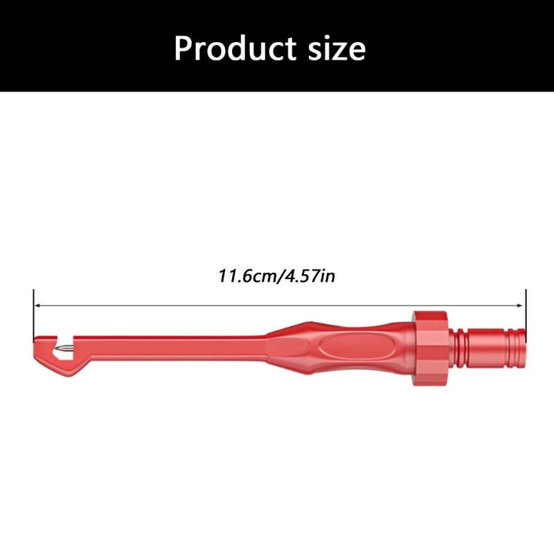 2pcs Insulation Puncture Probes Electric Wire Piercing Probe 4mm Banana Plug Wire Piercing Back Probe