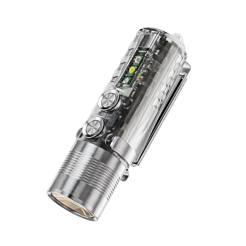 

RovyVon A28 2nd Generation Flashlight Pocket Size, 1000 Lumens Super Bright Handheld Waterproof Flashlight with Sidelight, Rechargeable EDC Flashlight