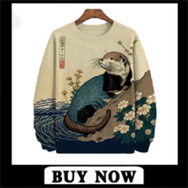 Summer Vintage Fish Print Clothes O-Neck Men Vintage Clothes T-shirts Shirts Graphic Tee Short Sleeve Tee T-shirt for Men Tops