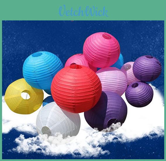 Premium Quality Folding Round Festival Color Decorative Paper Lanterns For Any Occasion
