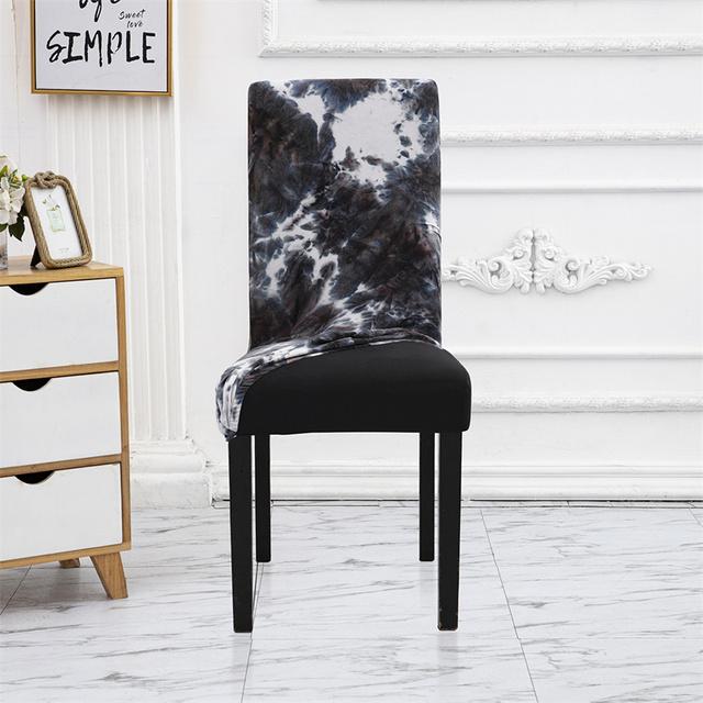 Geometry Chair Cover Flexible Stretch Spandex Chair Cover For Dining Room Restaurant Weddings Banquet Hotel Elastic Chair Cover for Home