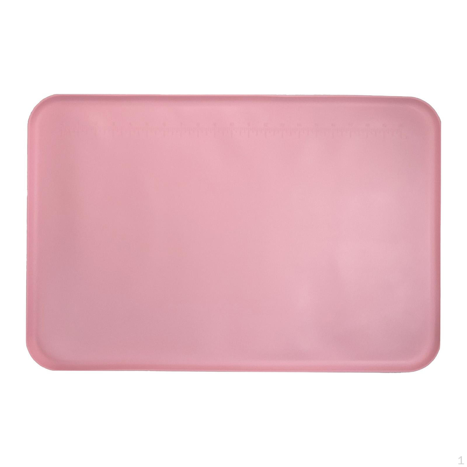 

Non-Stick Silicone Painting Mat for DIY Resin Clay Molding Multi-Purpose Easy Clean Washable 61 X 40 розовый